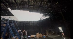 LED Screen integrated with Architecture