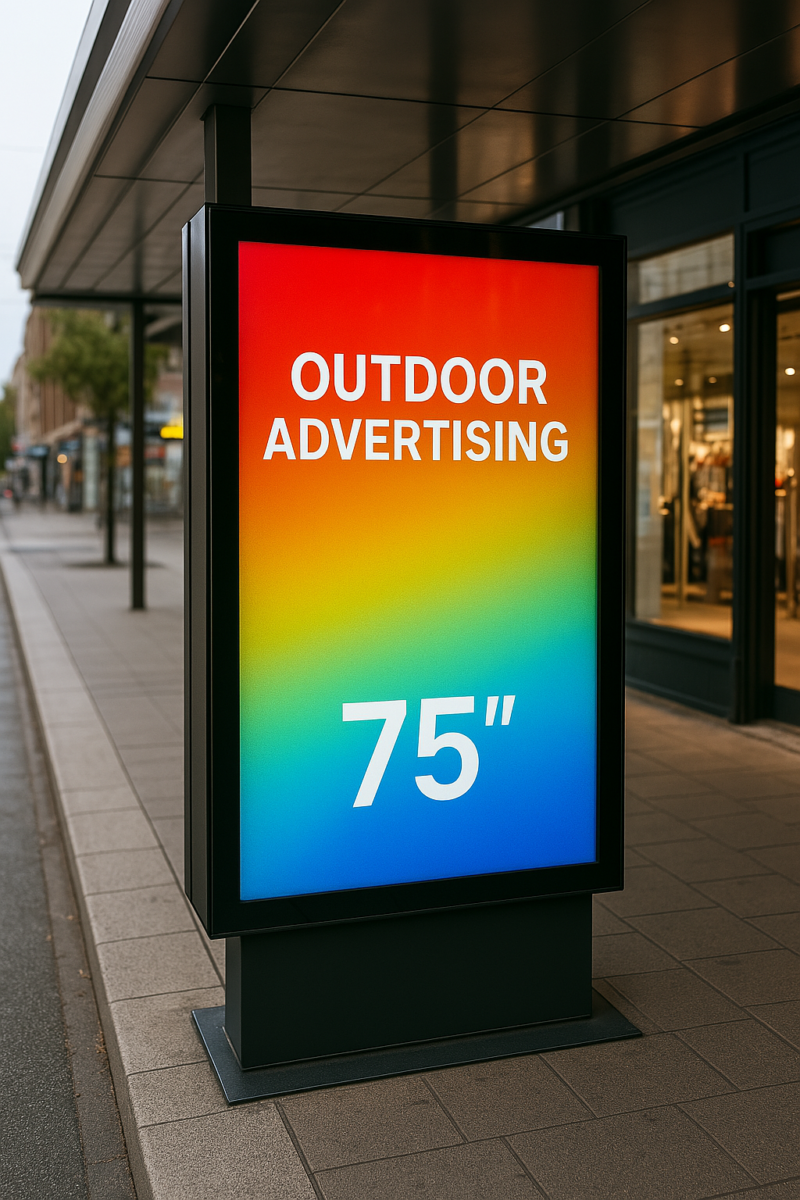 75‘’ outdoor led display