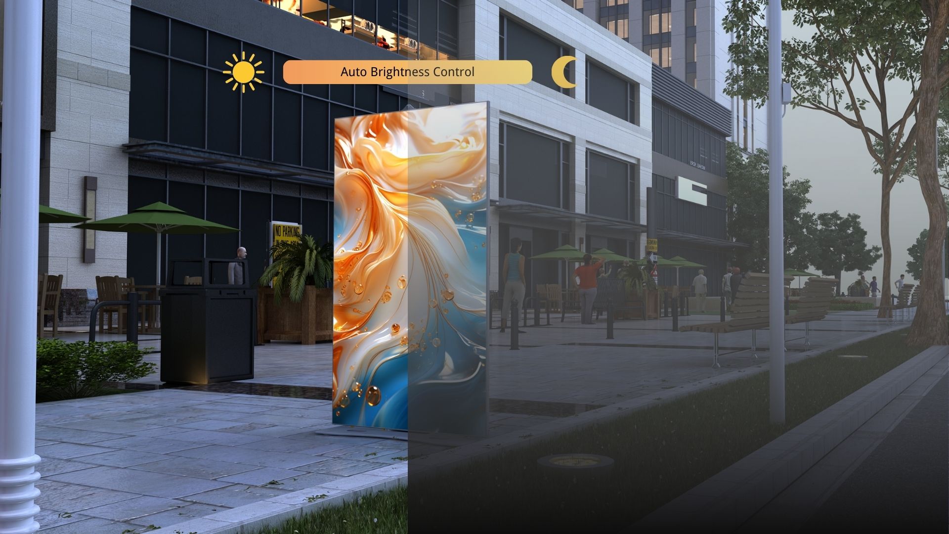 75'' Outdoor led poster