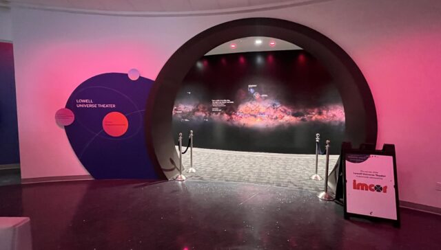 Acoustic transparent LED screen