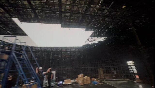 LED Screen integrated with Architecture